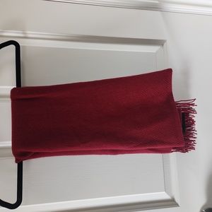 Saks Fifth Avenue Women Burgundy Wrap Scarf $275